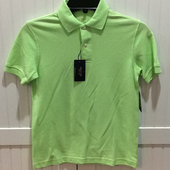 Boys Lime Polo Shirt - Picture 1 of 6